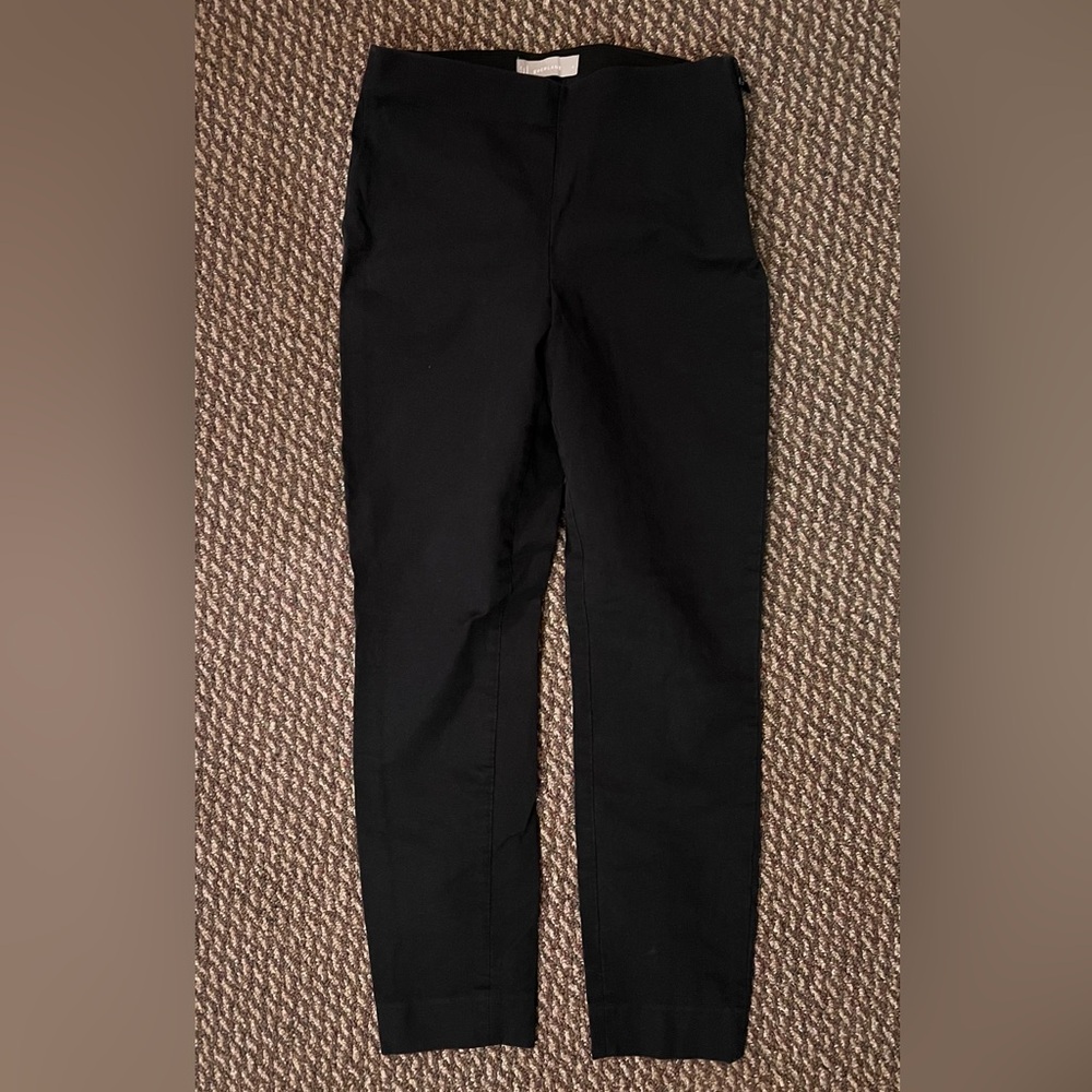 Everlane Black High-Waist side zip Pants